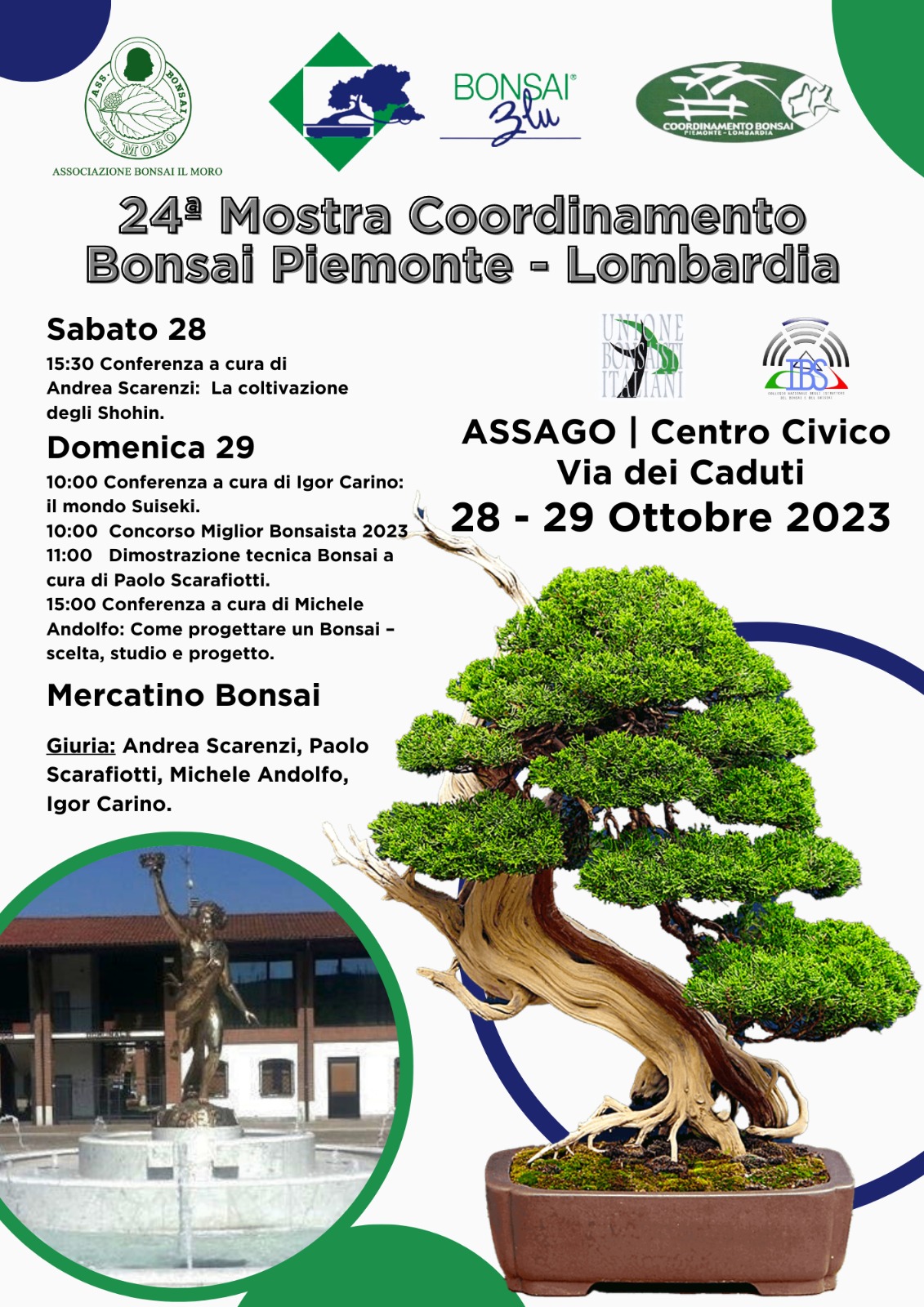 24ª Mostra Coordinamento Bonsai Piemonte - Lombardia